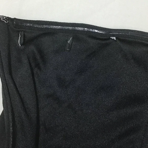 LULU'S  SZ S Dramatic Fanatic Black Strapless Tulle Trumpet Maxi Dress NEW B42 - Picture 4 of 6